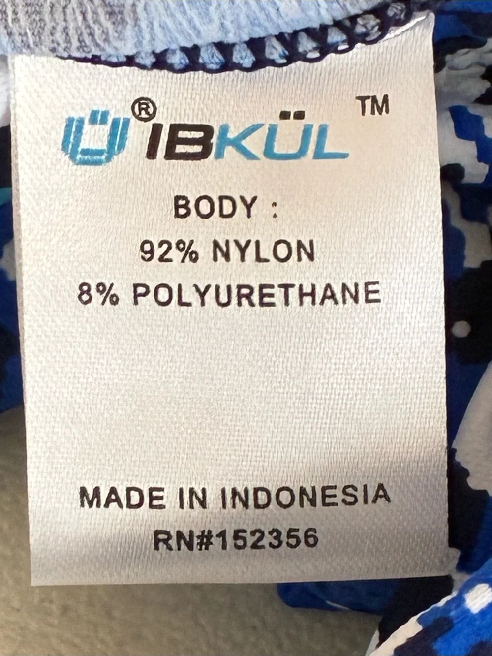 Ibkul Bike Shorts Women’s Large Blue Digital Camouflage Pull On Active